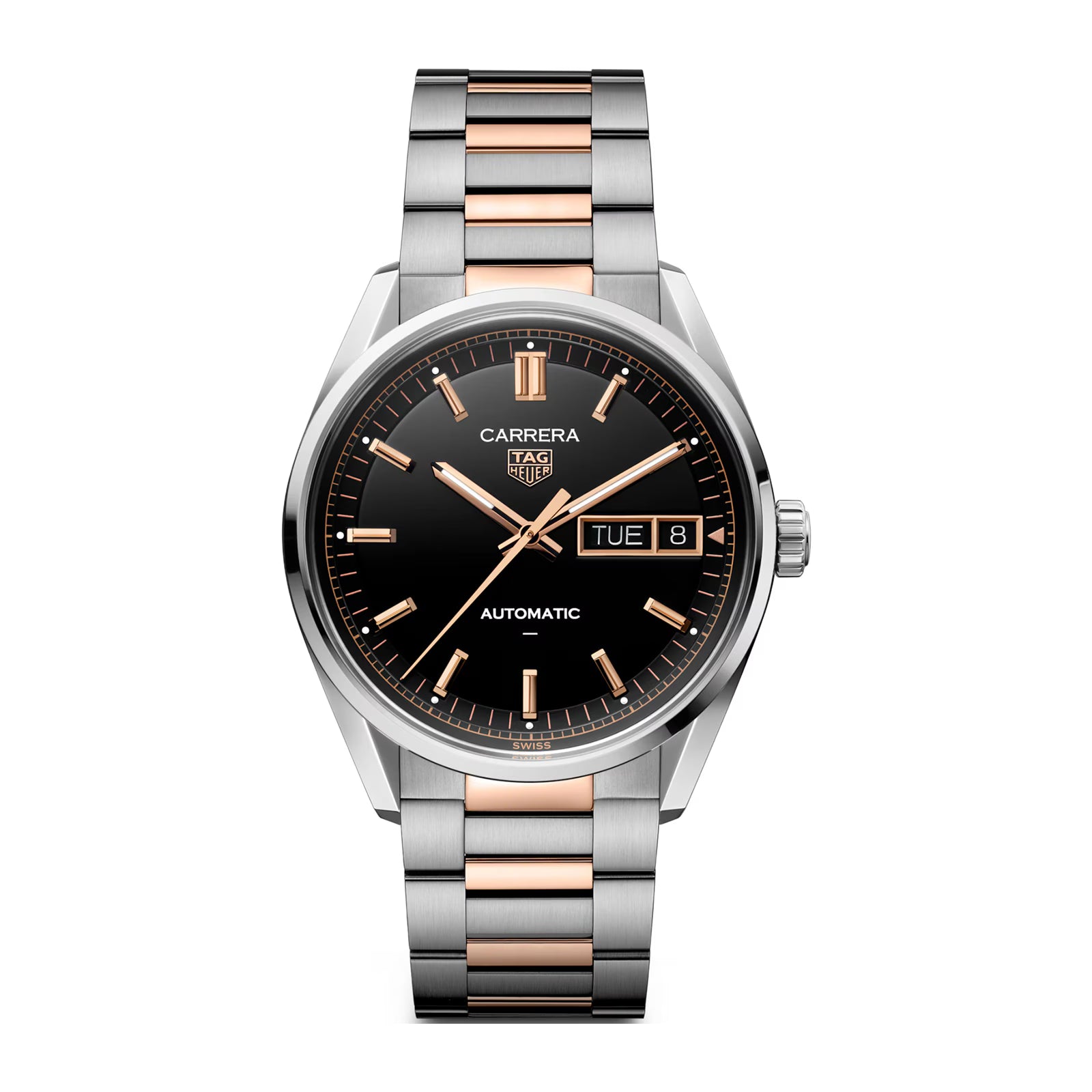0CF03917-6BC7-A35B-45C3-8D50F816CBB6.avif TAG Heuer Carrera Day-Date 41mm Mens Watch Black Rose Gold WDA2111.BD0001 - Image 1