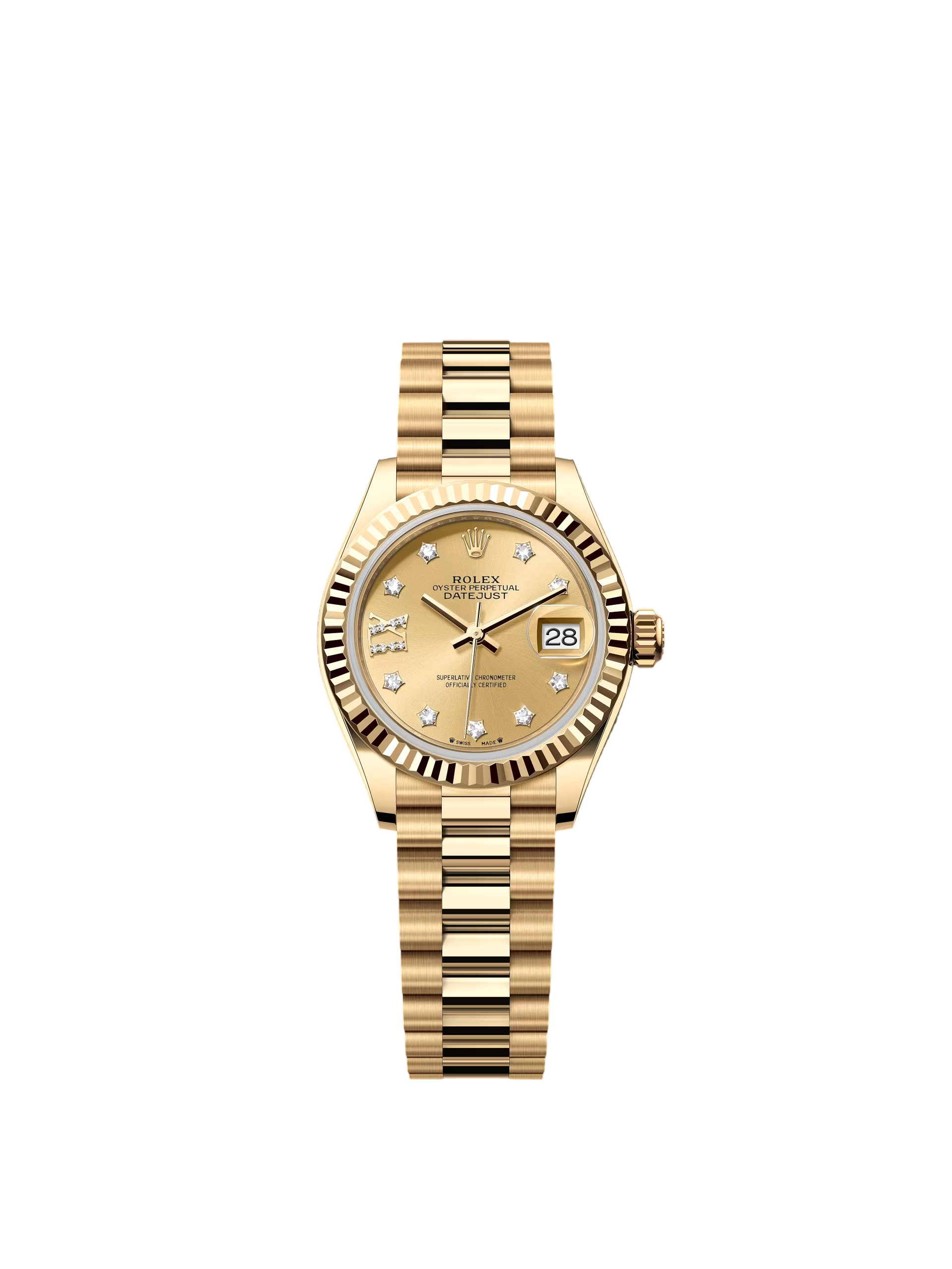 0D1B7A7F-E3AC-3079-7767-4E7B55EF3E2F.png Rolex Lady-Datejust 28mm 279178 Champagne Diamond Dial - Image 1