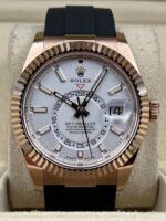 Rolex  Sky-Dweller 42mm Rose Gold White Dial Oysterflex - 336235 - Image 2