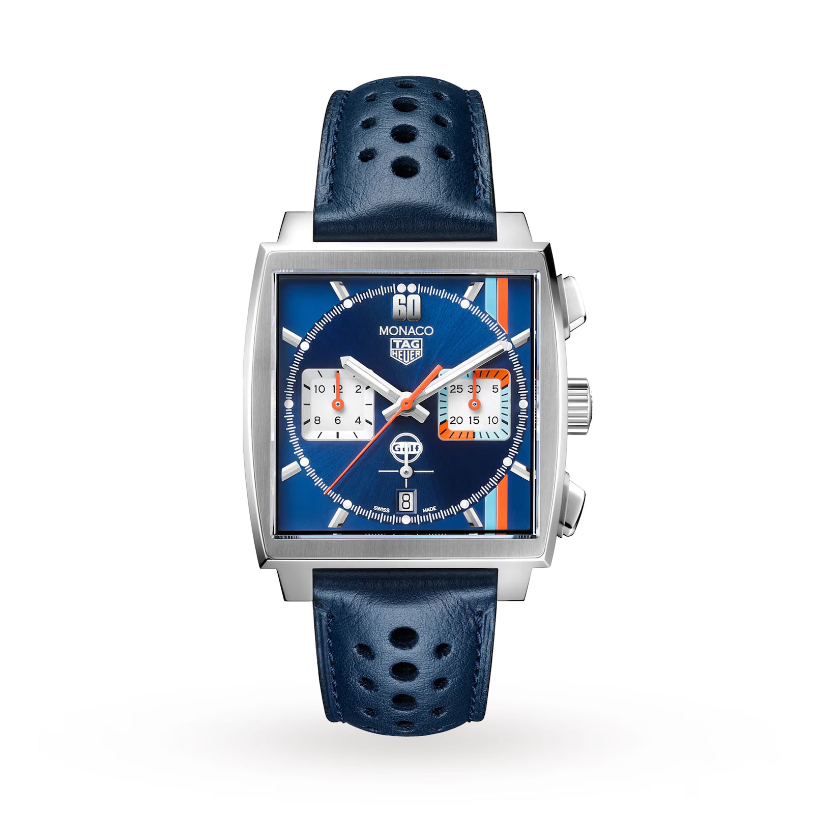 0D995412-6289-314C-8298-FE0632A52AA8.avif TAG Heuer Monaco Gulf Special Edition 39mm Mens Watch CBL2115.FC6494 - Image 1