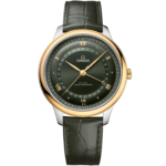Omega De Ville Prestige 42 mm Green Dial Stainless Steel  18k Yellow Gold Strap 434.23.42.22.10.001