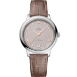 Omega De Ville Prestige 34 mm Grey Dial with Diamonds Stainless Steel Strap 434.13.34.20.52.002