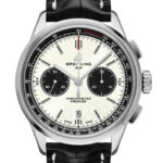 【2024 Hot Sale】【Father's Day event coming】Breitling Premier B01 Chronogragh 42mm BLACK CROC AB0118221 G1P1
