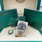 Rolex Datejust 41mm 126300 Slate Index Jubilee Stainless Steel Watch - Image 9
