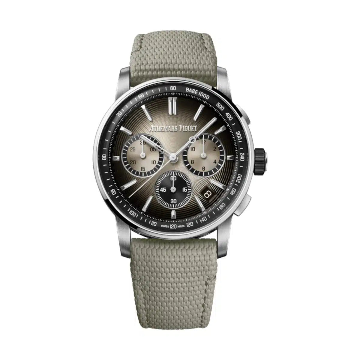 0EEA1001-5C07-1932-0327-CD252F1275AC.jpg Audemars Piguet Code 11.59 Beige Dial Beige Rubber Strap Watch 41mm 26393QT.OO.A064KB.01 - Image 1