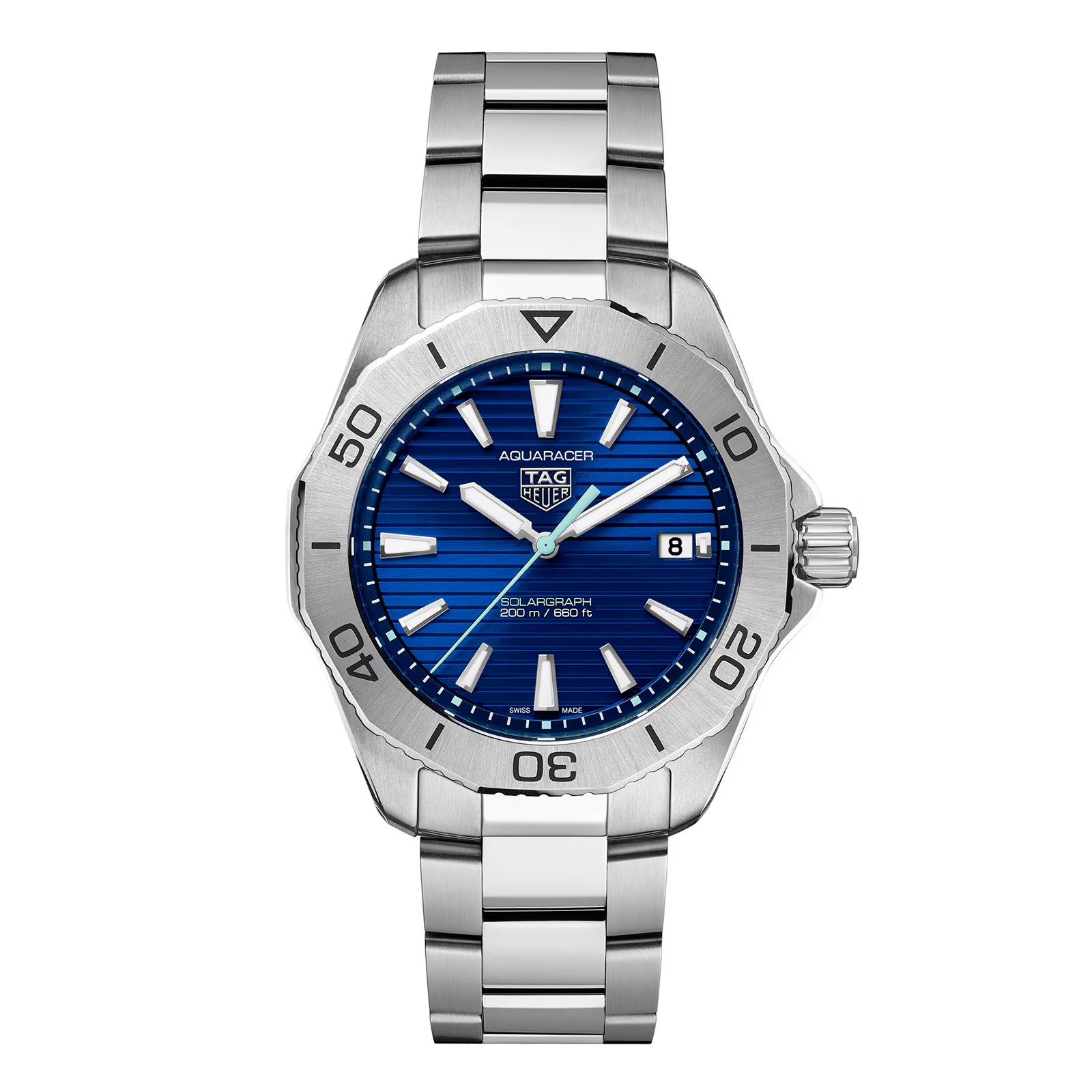 0F517929-DD6B-103C-6F54-4A17D4665874.avif TAG Heuer Aquaracer Professional 200 Solargraph 40mm Mens Watch Blue WBP1113.BA0000 - Image 1