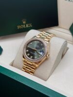 Rolex Datejust m278288RBR-0007 Olive Green 31mm Dial President Bracelet Watch - Image 4