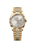 Rolex  Day-Date President 40mm Yellow Gold Silver Index Dial - 228238