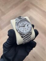 Rolex Day-Date 40mm 228396TBR-0027 Meteoriate Baguette Diamond Dial and Bezel Watch - Image 3