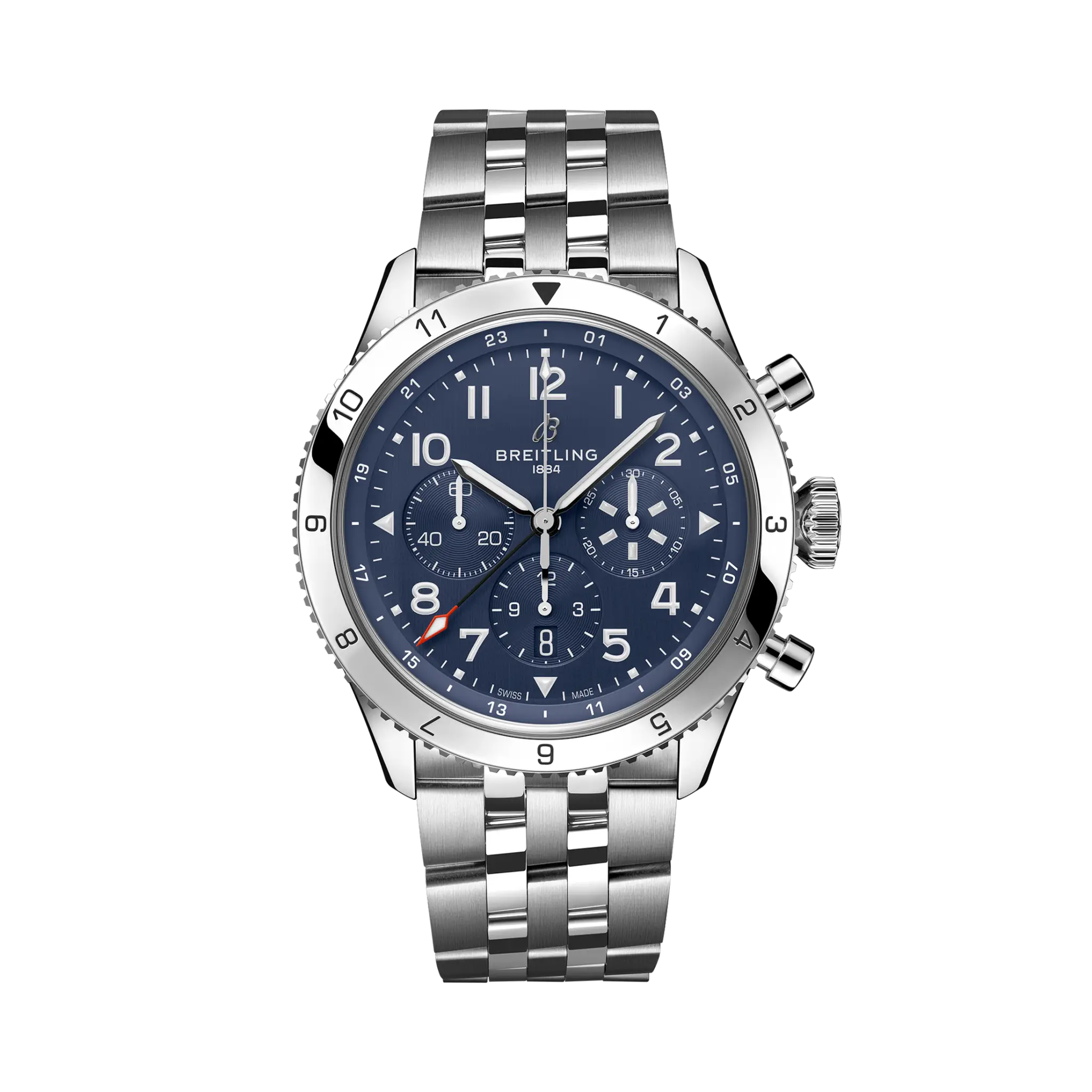 115949DE-8F59-1418-96F2-A988A1BAE2C2.png Breitling Classic AVI Super AVI B04 Chronograph GMT 46mm Tribute to Vought F4U Corsair AB04451A1C1A1 - Image 1