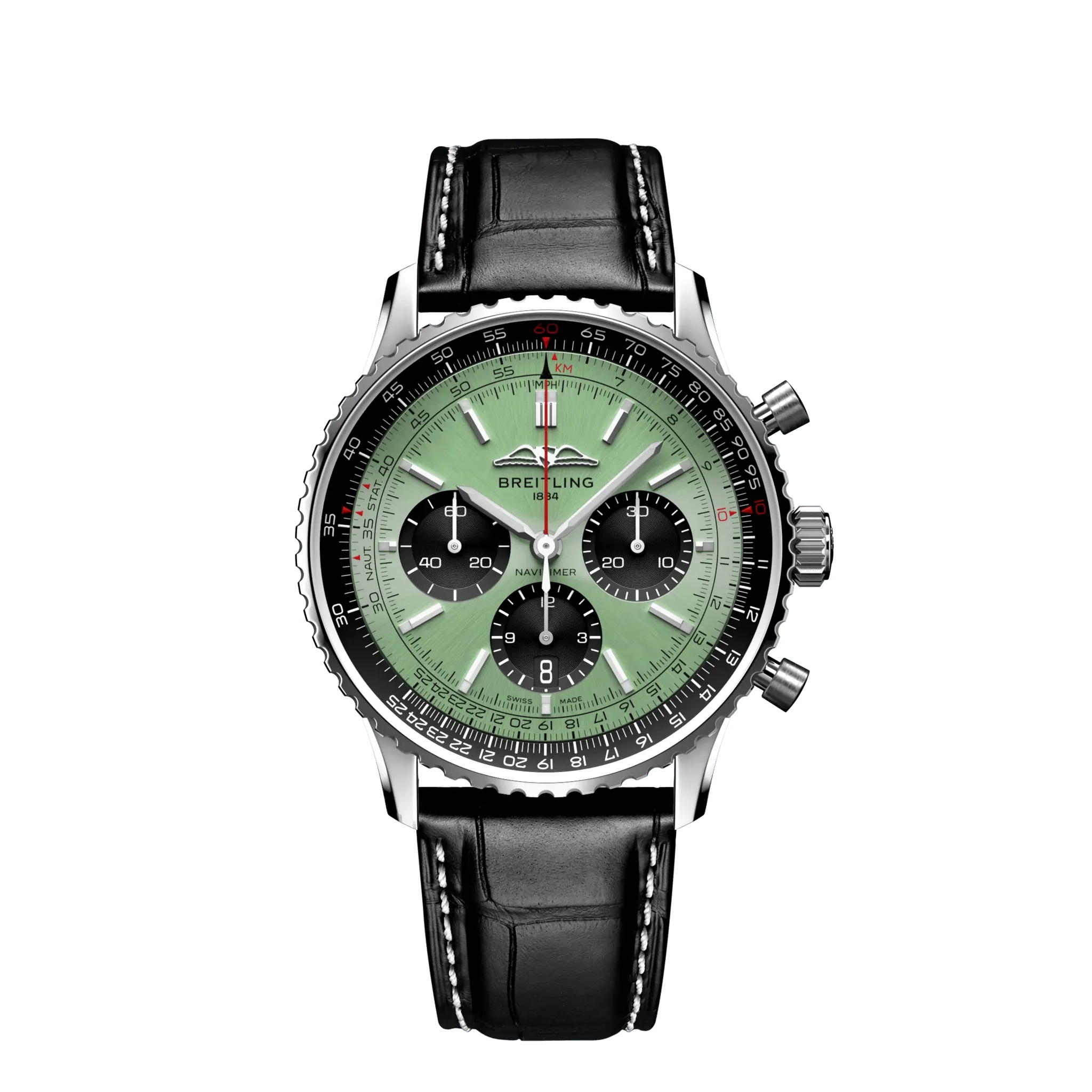 11BC0050-346C-CE11-1C4D-C0A64A0467BD.png Breitling Navitimer B01 Chronograph 43mm AB0138241L1P1 - Image 1