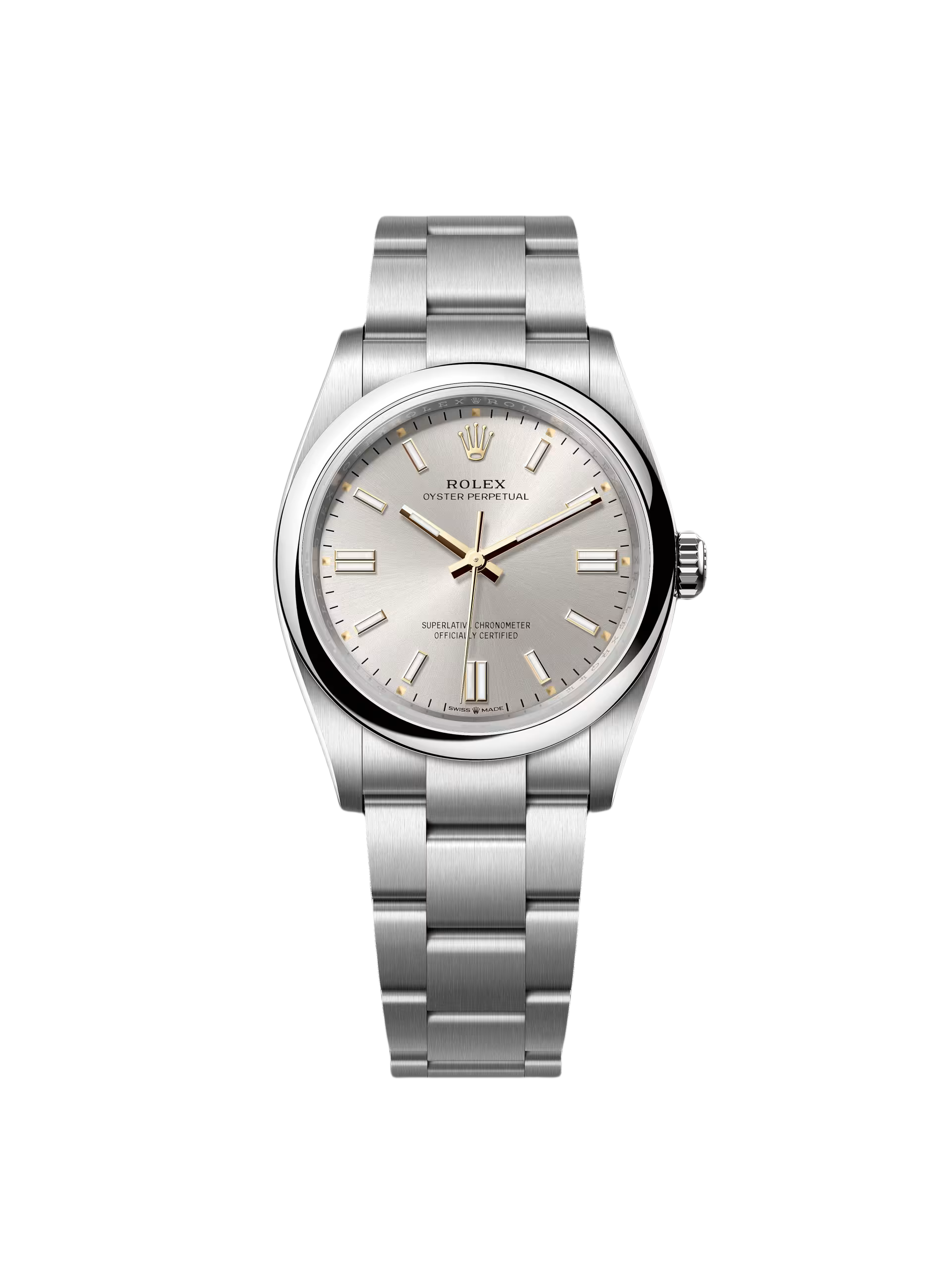 11F051D2-9FDC-5ADB-36B2-0F65B43DF527.png Rolex Oyster Perpetual 36mm 126000-0001 Silver Dial Oyster Bracelet - Image 1