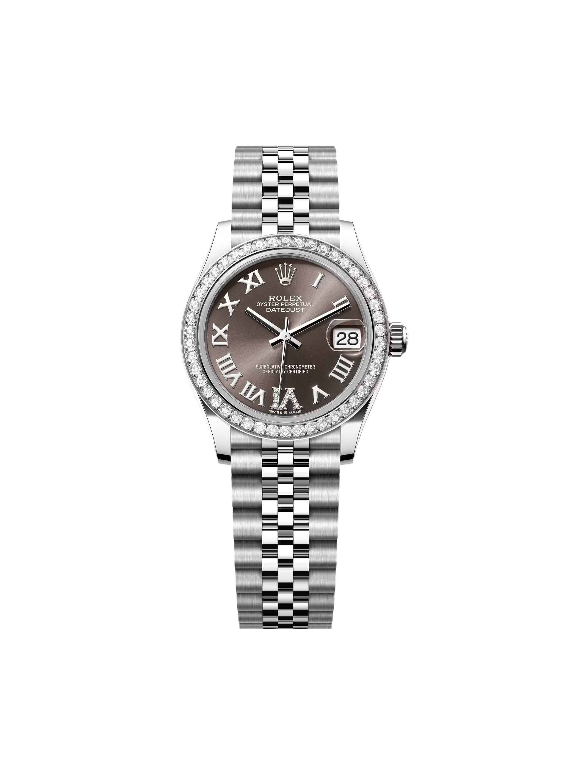 121DBB2B-7942-3DBD-50FD-A12589E71925.png Rolex Datejust m278384RBR-0031/0032 Dark Grey 31mm Dial Oyster Watch - Image 1