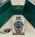 Rolex Datejust 41mm 126300 Slate Roman Oyster Stainless Steel Watch - Image 3