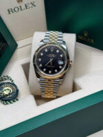 Rolex  Datejust 41mm 126333 Black Diamond Jubilee Steel and Yellow Gold Men’s Watch - Image 6