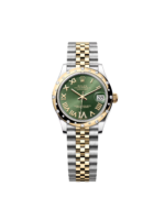Rolex Datejust m278343 Datejust Green Dial 31mm Jubilee Steel and Yellow Gold