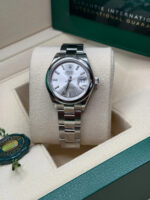 Rolex Lady-Datejust 28mm  m279160 Oyster Perpetual Silver Dial Oyster Bracelet - Image 8