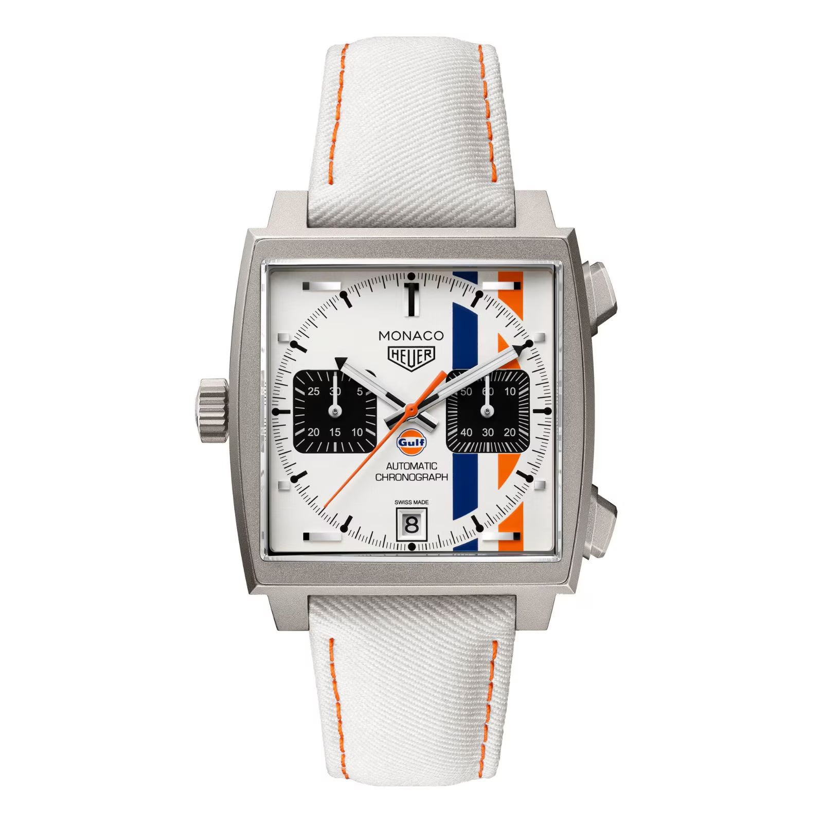12DC2981-FCC8-F54F-0245-C22577CF8CCD.avif TAG Heuer Monaco Chronograph X Gulf 39mm Limited Edition Mens Watch White CAW218G.EB0393 - Image 1