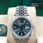 Rolex  Datejust 36mm 126284 Green Dial Jubilee Bracelet - Image 3