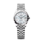 Rolex Datejust m278344-0005/0006 Mother-of-Pearl Dial 31mm Domed Diamond Oyster Watch