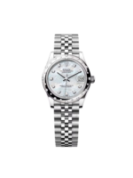 Rolex Datejust m278344-0005/0006 Mother-of-Pearl Dial 31mm Domed Diamond Oyster Watch