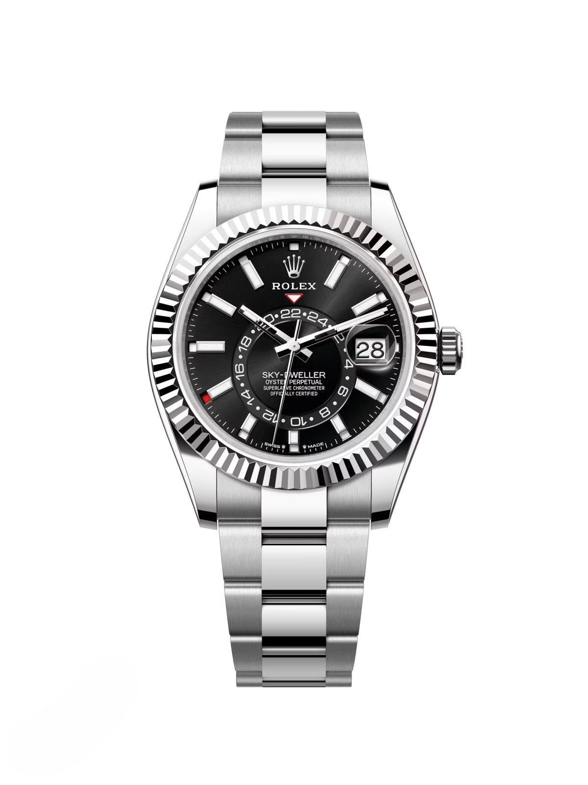 13A261C3-525D-4C19-1CC5-DA7A686778B5.jpg Rolex Sky-Dweller 42mm 336934-0007 Stainless Steel Black Dial Oyster - Image 1
