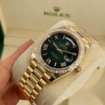 Rolex Day-Date 40mm 228398TBR-0042 Green Ombré Dial President Watch - Image 7