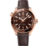 Omega Seamaster Planet Ocean 600M 39.5mm Brown Dial Sedna™ 18k Rose Gold Strap 215.63.40.20.13.001