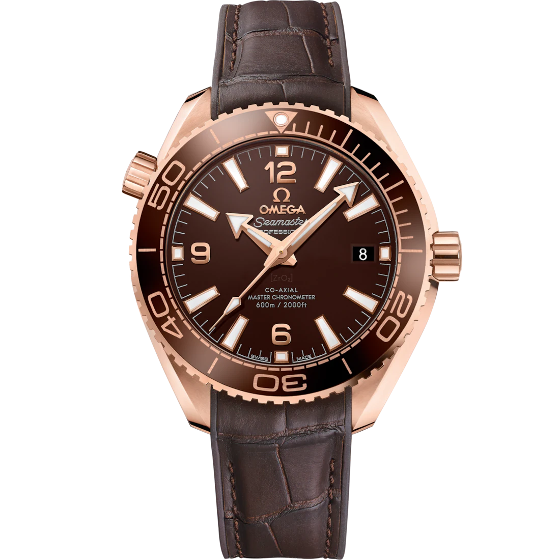 14919D71-A773-D924-96C2-4245E6E90FC1.png Omega Seamaster Planet Ocean 600M 39.5mm Brown Dial Sedna™ 18k Rose Gold Strap 215.63.40.20.13.001 - Image 1