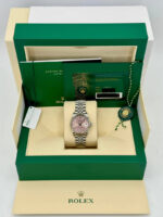 Rolex Datejust m278274-0013/0014 Pink Dial 31mm Fluted Bezel Oyster Bracelet - Image 10