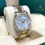Rolex  Datejust 36mm 126283 White Mother-of-Pearl Dial Jubilee Bracelet Watch - Image 4
