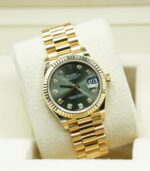 Rolex Datejust m278278-0011 Olive Green 31mm Dial President Bracelet Watch - Image 3