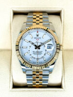 Rolex  Sky-Dweller 42mm 336933-0006 Two-Tone Yellow Gold White Dial Oyster - Image 2