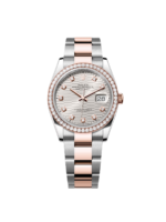 Rolex  Datejust 36mm 126281 Silver Palm Index Dial Jubilee Bracelet