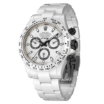 This product is out of stock. If you need to purchase it, please contact us to customize it.Rolex Daytona WHITE CLASSIC (FULL-CERAMIC STRAP) - Image 2