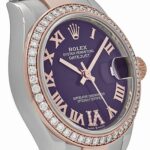 Rolex Datejust m278381-0015/0016 Aubergine Roman Dial 31mm Oyster Bracelet - Image 6