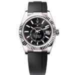 Rolex  Sky-Dweller 42mm White Gold Black Dial Oysterflex - 336239