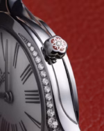 Omega De Ville Mini Trésor 26mm White Dial with Diamonds Stainless Steel Strap 428.18.26.60.04.001 - Image 4