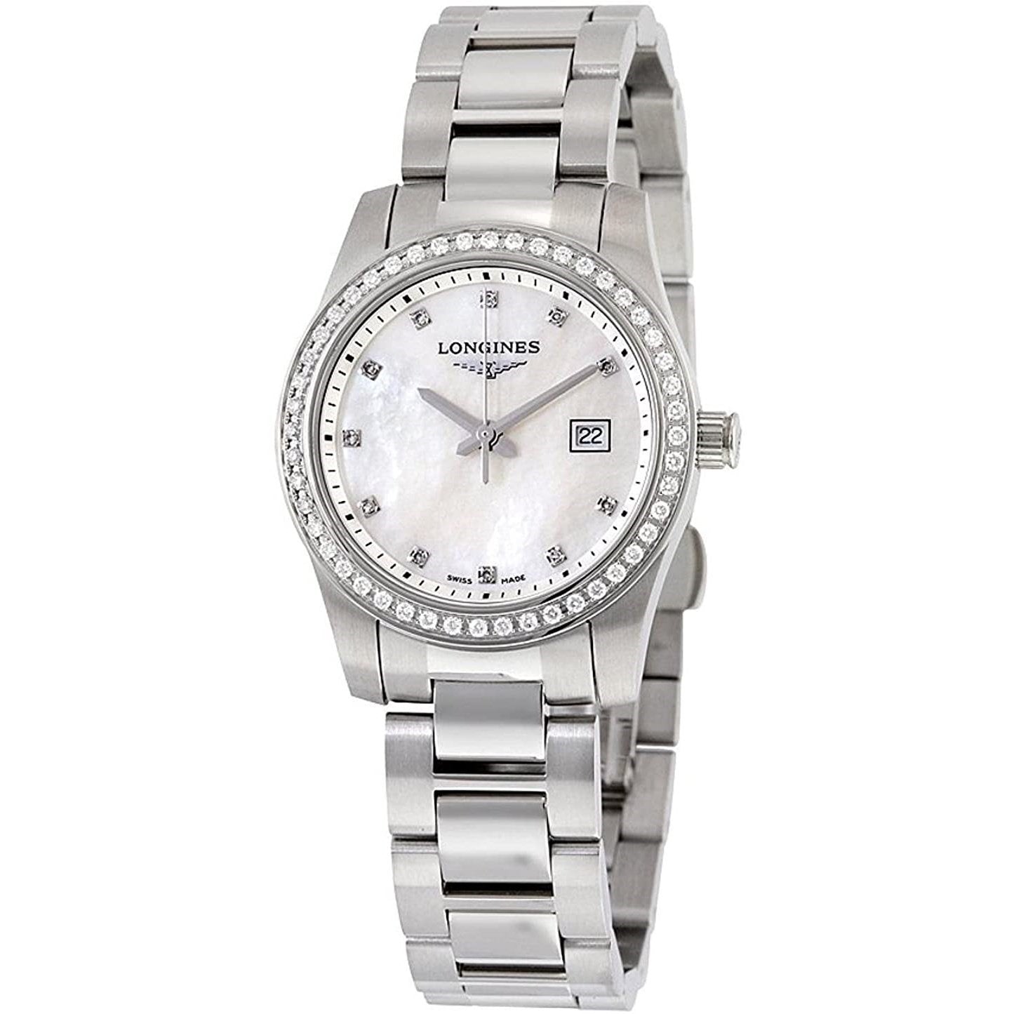 1667F566-1891-E350-82CE-C9F859B79720.jpg Longines Women's L33000876 Conquest Stainless Steel Watch - Image 1