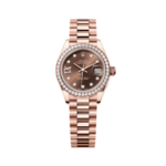 Rolex  Lady-Datejust 28mm 279135RBR Chocolate Diamond Dial Jubilee Bracelet