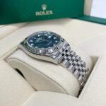 Rolex  Datejust 36mm 126234 Blue Fluted Motif Diamond Dial Jubilee Bracelet Watch - Image 5