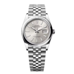 Rolex  Datejust 36mm 126200 Oyster Perpetual Silver Dial Jubilee Stainless Steel
