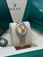 Rolex Lady-Datejust 28mm 279383RBR Champagne Dial Yellow Rolesor Oyster Bracelet - Image 4