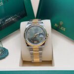 Rolex  Datejust 36mm 126233 Olive-green Roman Diamond Dial Two-Tone Jubilee Bracelet - Image 9