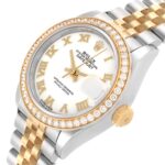Rolex Lady-Datejust 28mm 279383RBR White Roman Dial Yellow Rolesor Oyster Bracelet - Image 7