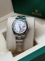 Rolex Lady-Datejust 28mm  m279160 Oyster Perpetual Silver Dial Oyster Bracelet - Image 8