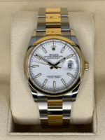 Rolex  Datejust 36mm 126203 White Dial Domed Bezel Jubilee Bracelet - Image 3
