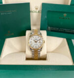 Rolex  Datejust 36mm 126233 MOP Diamond Dial Jubilee Two-Tone Bracelet Watch - Image 11