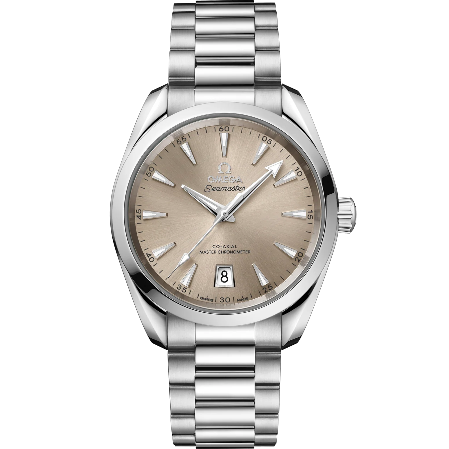 1AF27272-1AF2-E6B8-67CF-5A8CE18A4F5C.png Omega Seamaster Aqua Terra Shades 38 mm Sandstone Dial Stainless Steel Bracelet 220.10.38.20.09.001 - Image 1