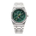 Audemars piguet Royal Oak Perpetual Calendar Green Dial Watch 41mm 26606ST.OO.1220ST.01